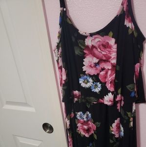 Black Floral Dress